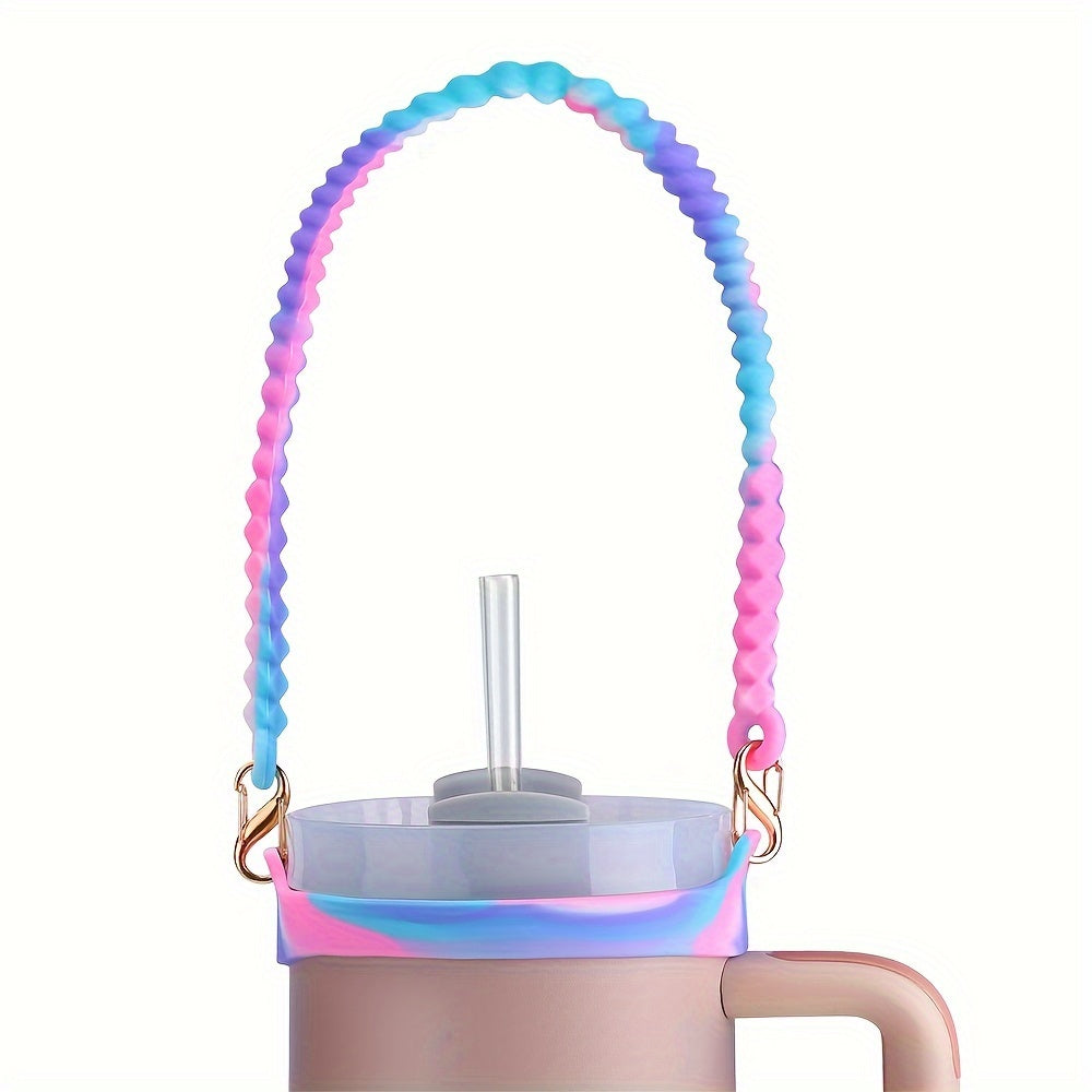 Soft Silicone Water Bottle Handle for Hiking Traveling Camping