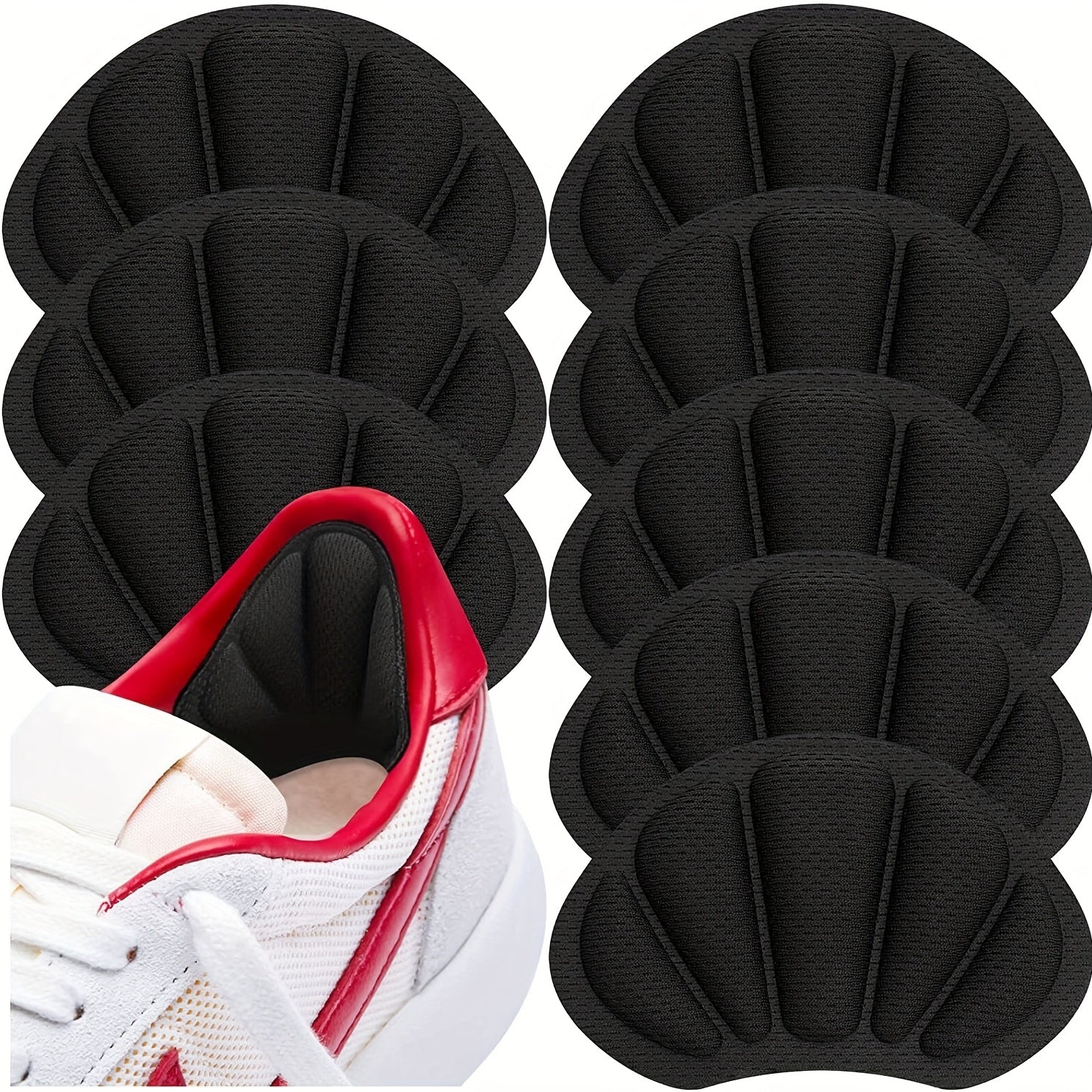 Self Adhesive Heel Cushion Pads Prevent Shoes Too Big For Women Men