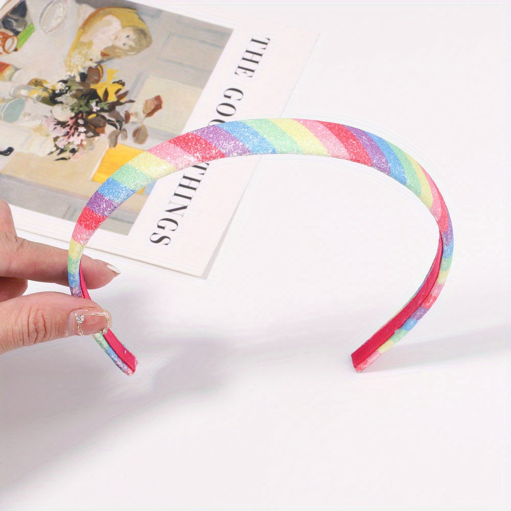 Gradient Sequined Star Hair Hoop Princess Headwear Hair Accessories