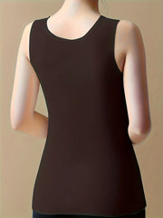 Mesh Thermal Underwear V Neck Top Women's Lingerie