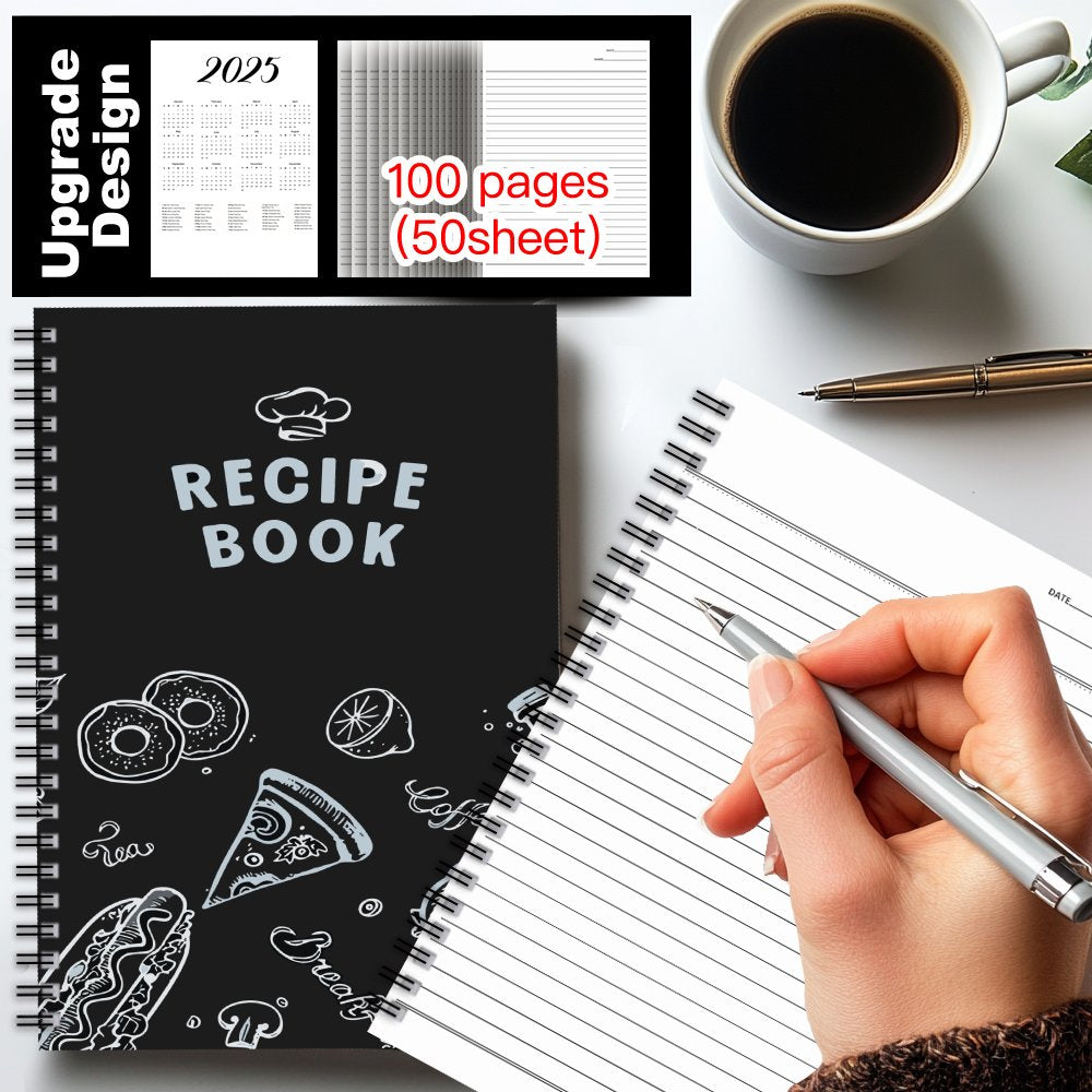 Meal Plan & Shopping List Spiral Notebook Office Supplies