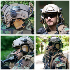 Tactical Headset Helmet Adapter for FAST ACH MICH Helmet