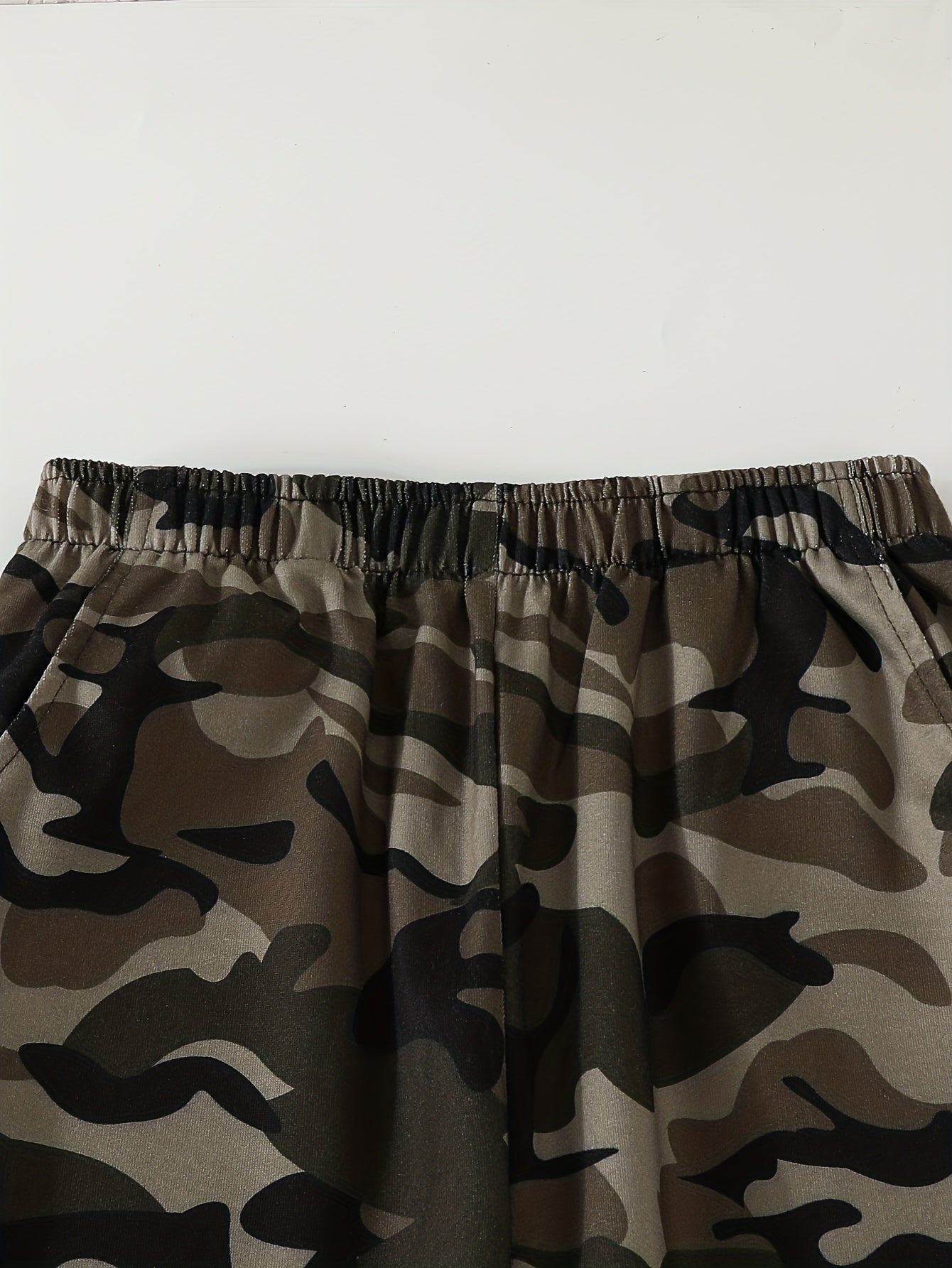 2pcs Boys Dino Camo Sweatpants Active Jogger Sports Pants Kids Clothing