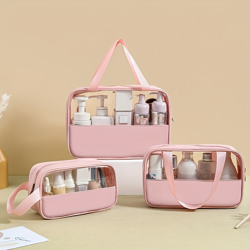 Clear Travel Makeup Bag Waterproof Cosmetic Container