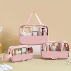 Clear Travel Makeup Bag Waterproof Cosmetic Container