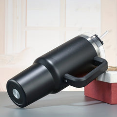 Vacuum Insulated Travel Mug 40oz Stainless Steel Coffee Cup with Straw