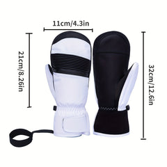 Winter Sports Gloves for Skiing & Cycling Waterproof & Windproof Coldproof