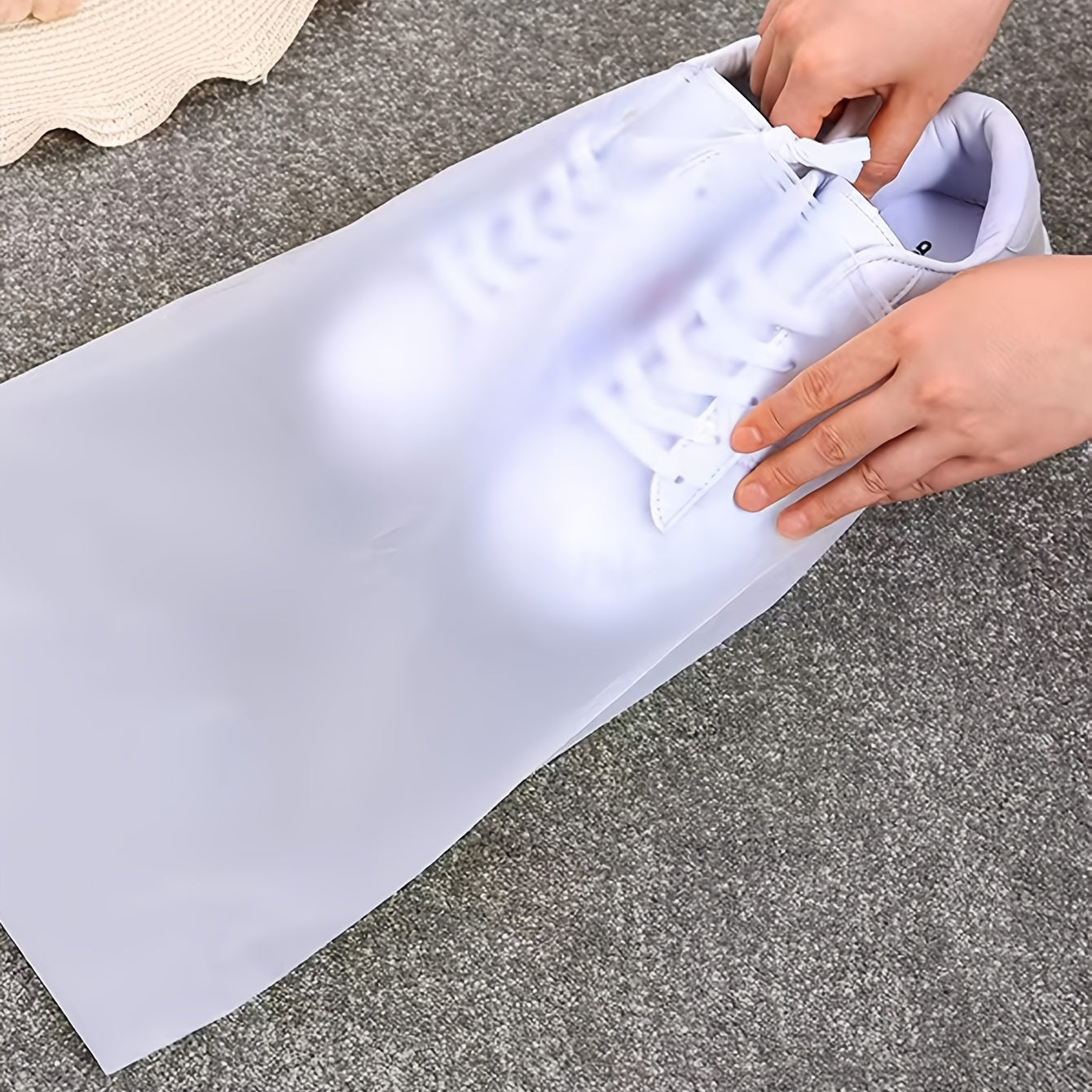 7 Pcs Translucent Storage Pouch Bags for Travel