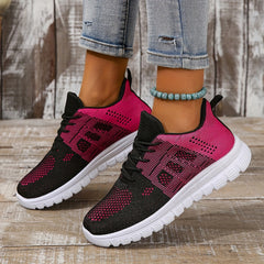 Women's Mesh Breathable Running Shoes Lightweight Non Slip Outdoor Sneakers