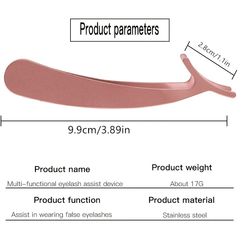 False Eyelash Aid Stainless Steel Tweezers Stick