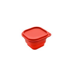 Outdoor Picnic Camping Foldable Silicone Bowl with Cover Dishwasher Safe