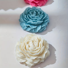 Large Peony Silicone Candle Mold Aromatherapy Gypsum Soap Resin Flower