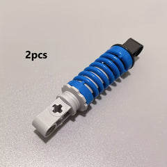 2pcs Motorcycle Suspension Arm Spring DIY Building Block Toy