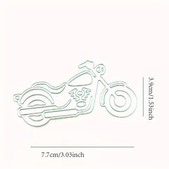 DIY Motorcycle Scrapbook Metal Cutting Die for Card Making Scrapbooking
