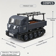 20th Century Classic Tank Building Block Armored Vehicle Educational Toy