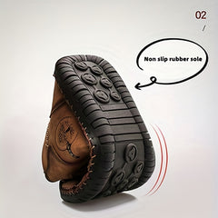 Men's Stitched High Top Boots Outdoor Walking Shoes
