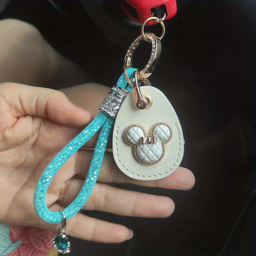 Braided Wrist Strap Car Key Chain for Girls