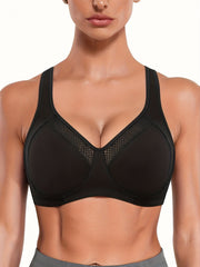 High Impact Sports Bra for Women Racerback Fitness Gym Bra