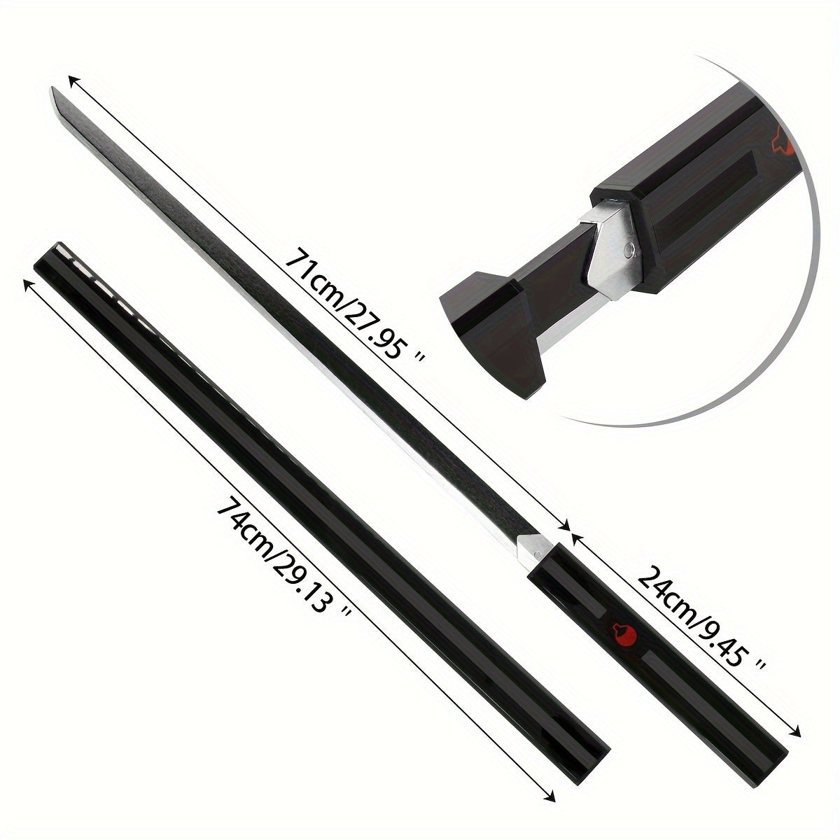 Anime Sword With Belt And Stand Samurai Katana Halloween Cosplay