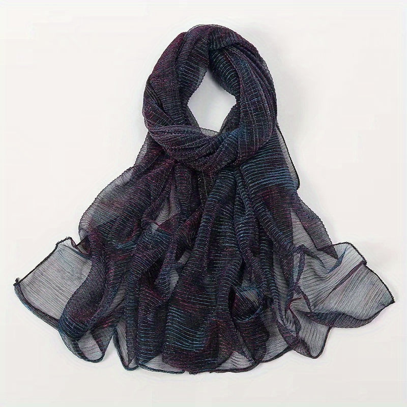 Thin Breathable Gauze Hijab Solid Shawl for Women