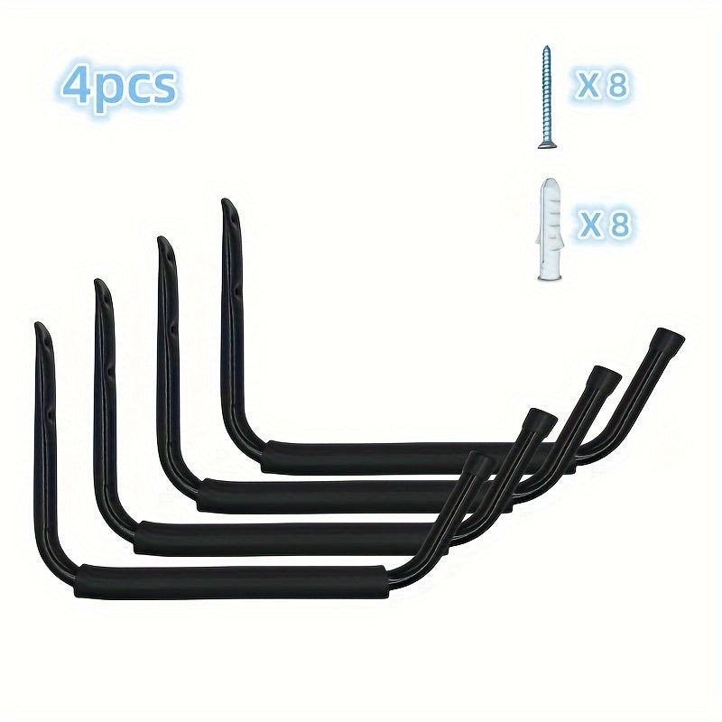Metal Wall Mounted Storage Hook Rack for Surfboard Snowboard Skateboard