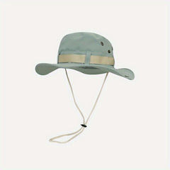 Solid Drawstring Bucket Hat Thin Breathable Sun Hat for Women