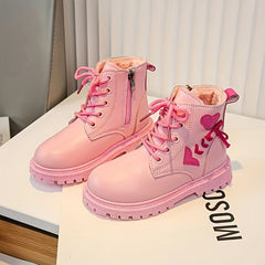 Girls Anti-Slip Plus Fleece Warm Boots for Fall