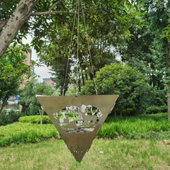 Triangle Campfire Stove BBQ Hanging Rack Outdoor Camping Barbecue Grill Hanger