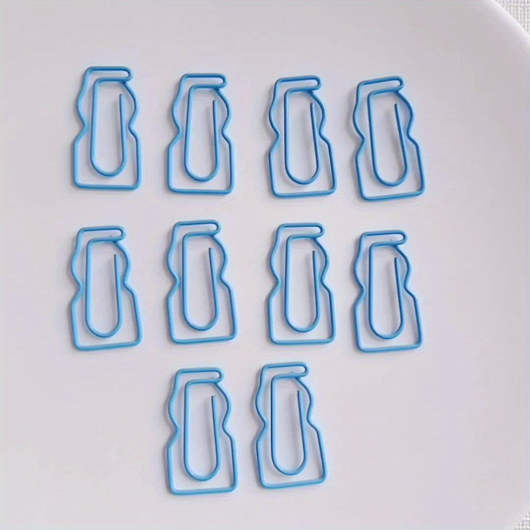 10pcs Bottle Paper Clip for Office Notes