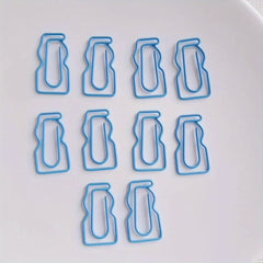 10pcs Bottle Paper Clip for Office Notes
