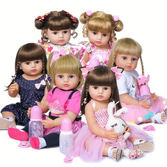 Silicone Body Reborn Baby Doll: Newborn Toy for Girls