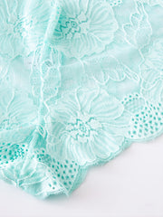 3 Pack Plus Size Floral Jacquard Briefs Women's Plus Panties Set