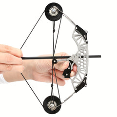 Mini Handheld Composite Bow Set Stainless Steel Decompression Toy