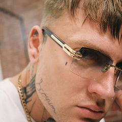 META EVO ONE Square Frameless Sunglasses