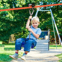 Zip Lines For Kids Outdoor Toys Pulley Kits 50 Ft Slackline