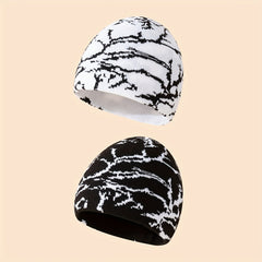 Knitted Woolen Hat Winter Warm Cold-proof Beanie Hats for Men Women