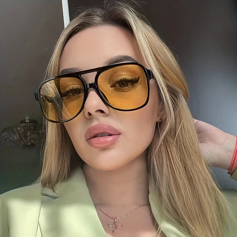 Aviator Sunglasses Large UV400 Sun Shades Retro Style for Driving