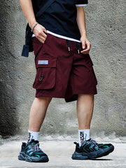 Men's Cargo Shorts Loose Fit Breathable Casual Pants