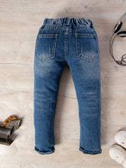 Boys Distressed Denim Pants with Pocket