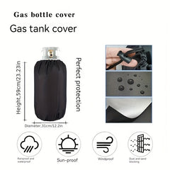 Waterproof Gas Tank Cover for BBQ - 210D Oxford Cloth