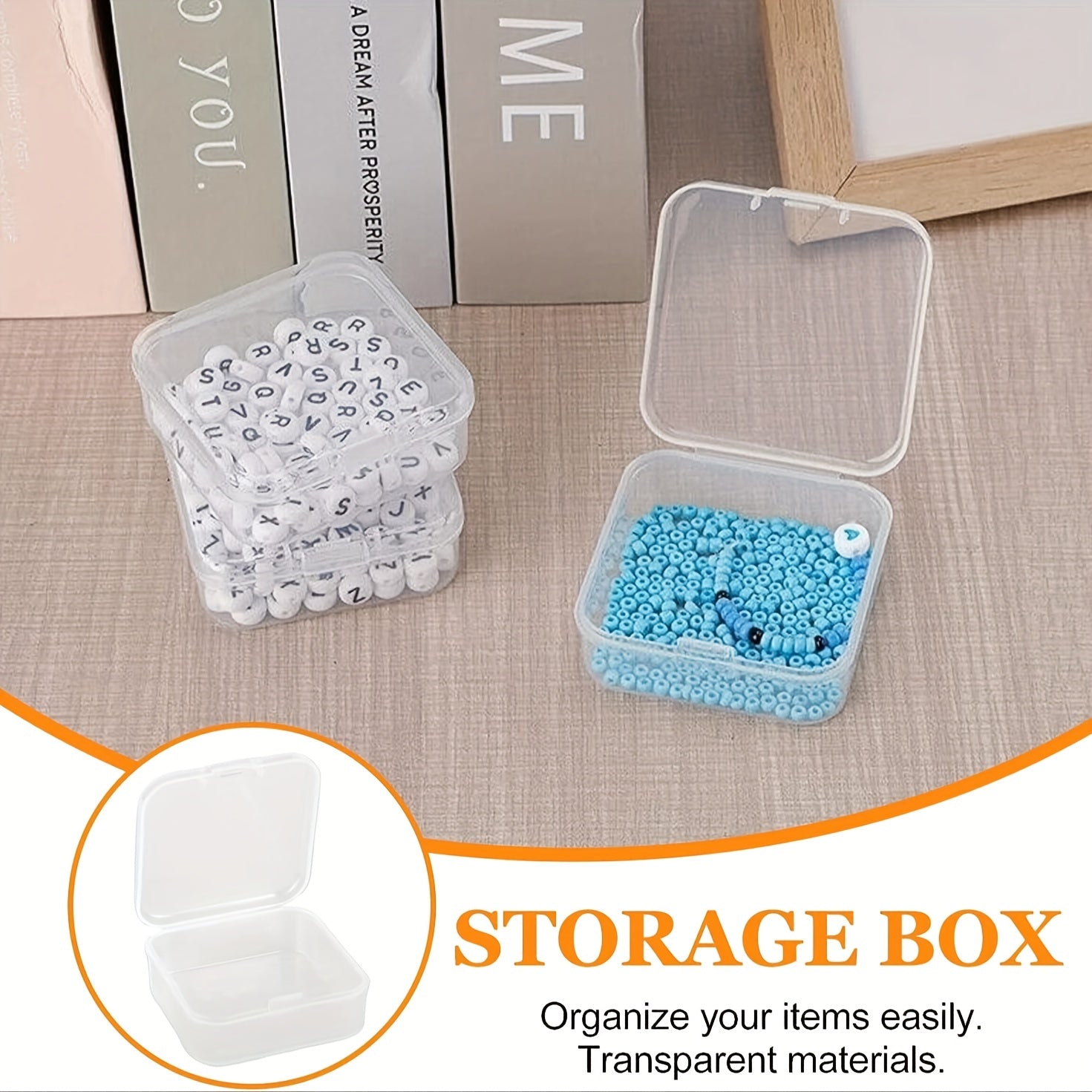 30pcs Clear Stackable Small Storage Box Toy Organizer with Lids