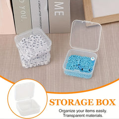30pcs Clear Stackable Small Storage Box Toy Organizer with Lids
