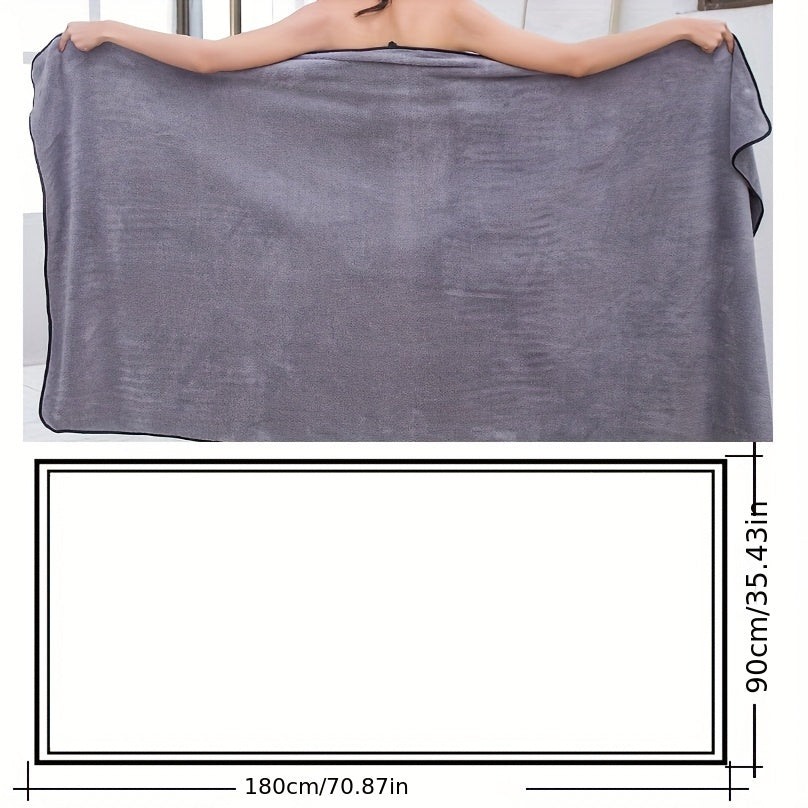 Oversized Bath Towels Coral Velvet Soft & Absorbent