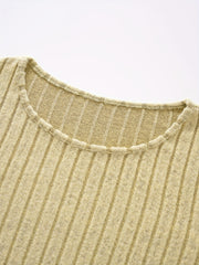 Ribbed Long Sleeve Top & Leggings Set