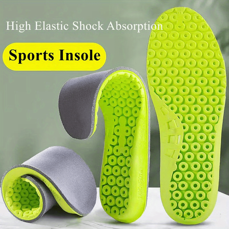 Sports Shock Absorption Insoles Deodorant Comfortable Running Sneaker Insoles