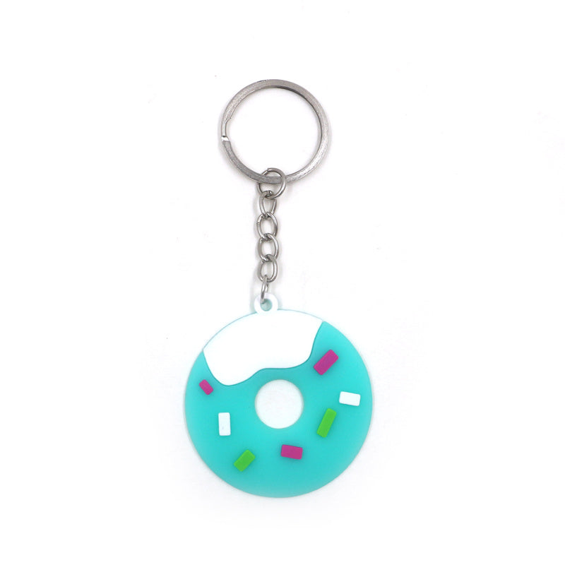 Donut Keychain 12 Pack Assorted Colors