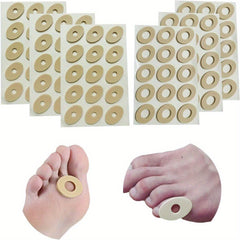 75pcs Soft Callus Cushion Pads with Toe & Foot Rubbers