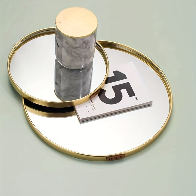 Glass Mirror Tray for Home Decor and Living Room
