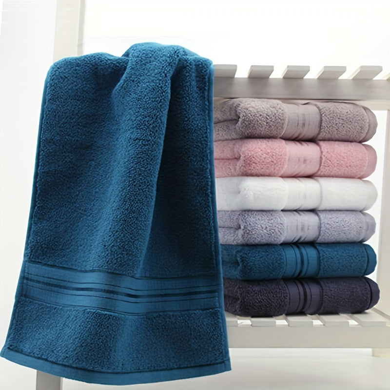 High Cotton Towel Set - Soft, Strong, Absorbent - Grey, Pink