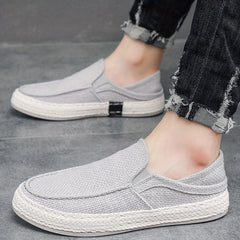 Men's Lightweight Canvas Loafers Slip-On Shoes